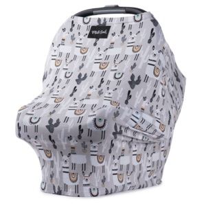 Milk Snob Llama & Cactus Nursing + Car Seat Cover
